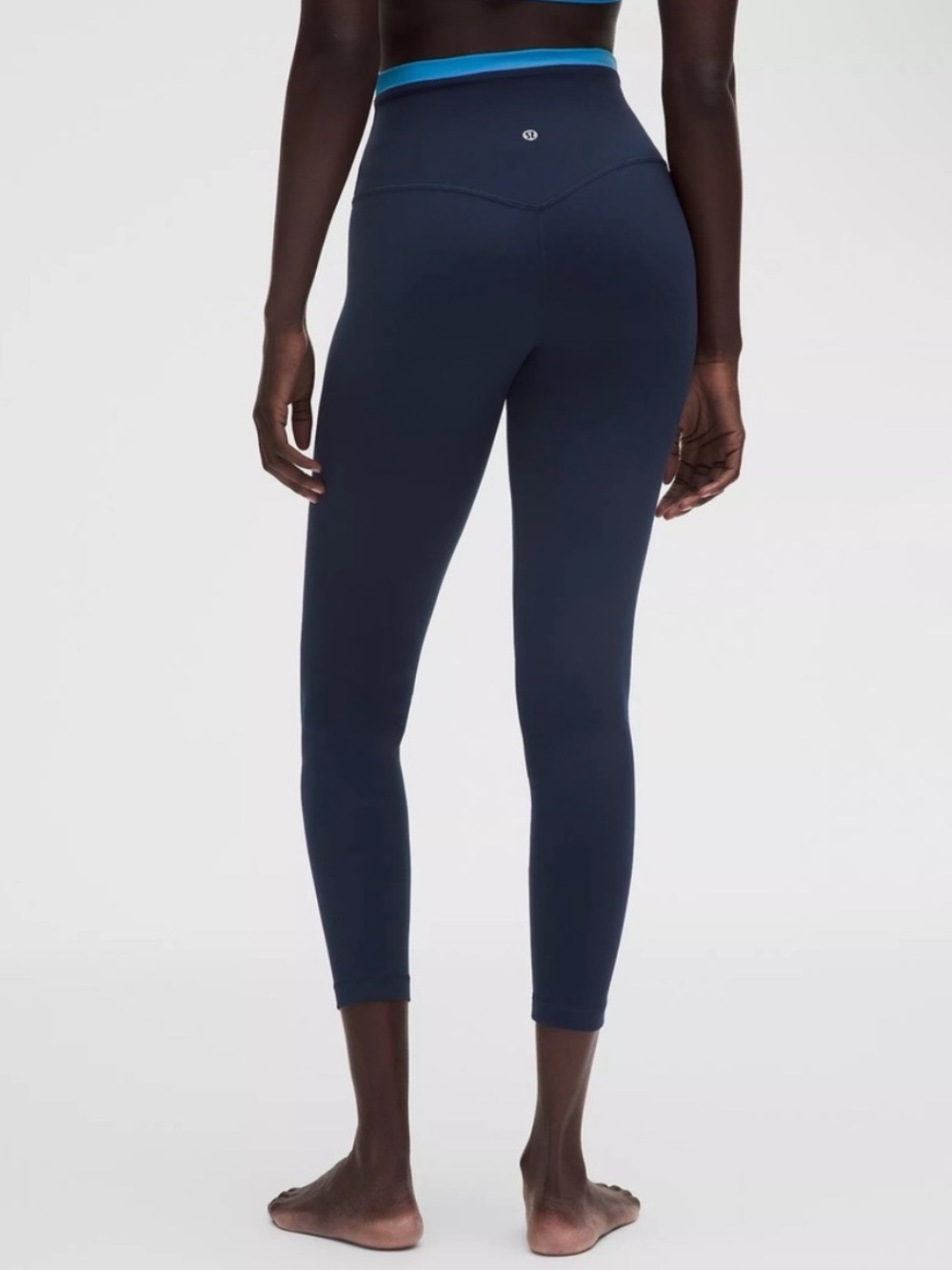 NWT lululemon Align SHR Pant 25" *Trim Navy Blue Layered Size 10